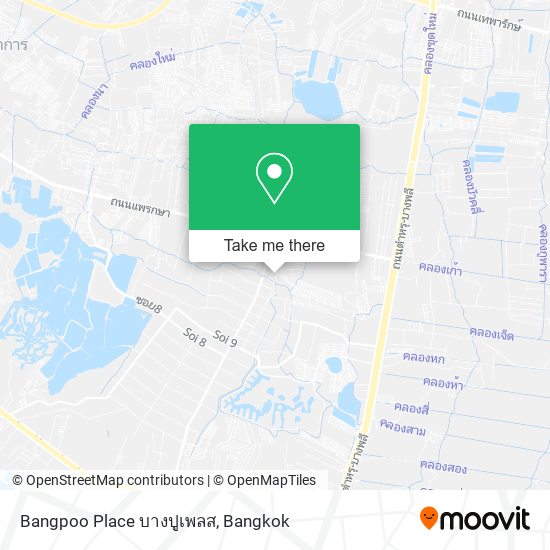 Bangpoo Place บางปูเพลส map