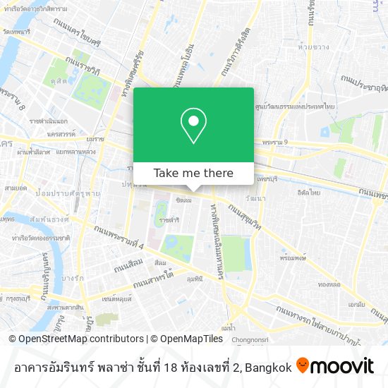 อาคารอัมรินทร์ พลาซ่า ชั้นที่ 18 ห้องเลขที่ 2 map