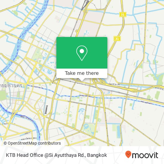 KTB Head Office @Si Ayutthaya Rd. map