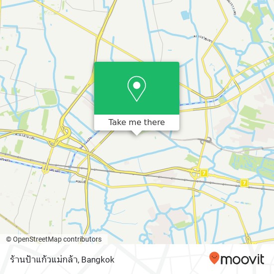 ร้านป้าแก้วแม่กล้า map