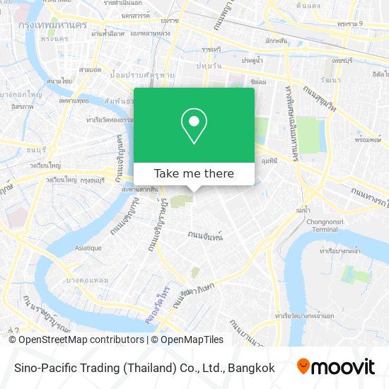 Sino-Pacific Trading (Thailand) Co., Ltd. map
