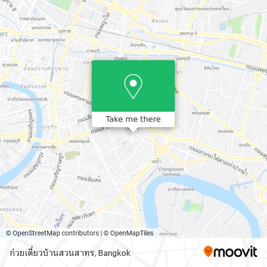 ก๋วยเตี๋ยวบ้านสวนสาทร map