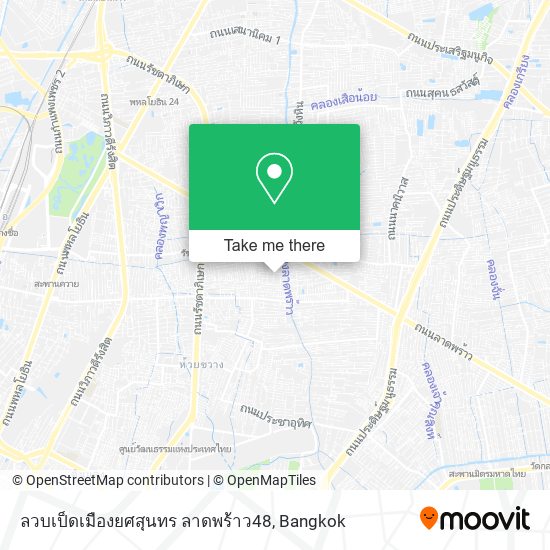 ลวบเป็ดเมืองยศสุนทร ลาดพร้าว48 map