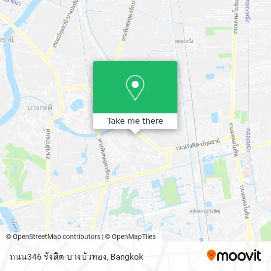 ถนน346 รังสิต-บางบัวทอง map