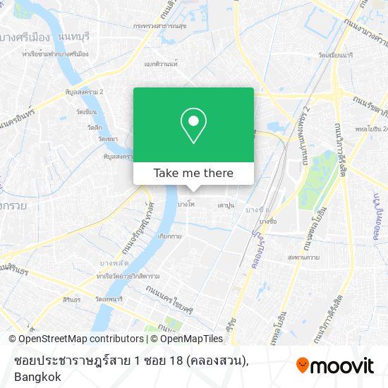 ซอยประชาราษฎร์สาย 1 ซอย 18 (คลองสวน) map