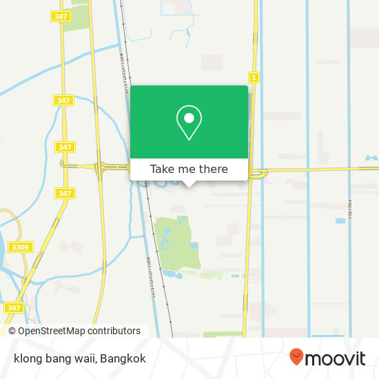 klong bang waii map