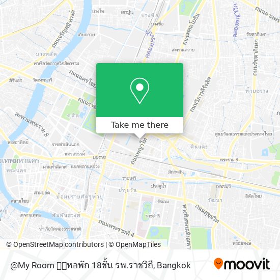 @My Room หอพัก 18ชั้น รพ.ราชวิถี map