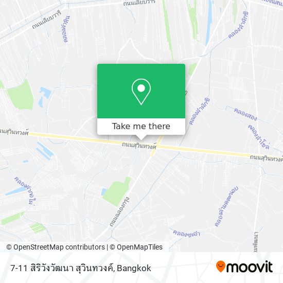 7-11 สิริวังวัฒนา สุวินทวงค์ map