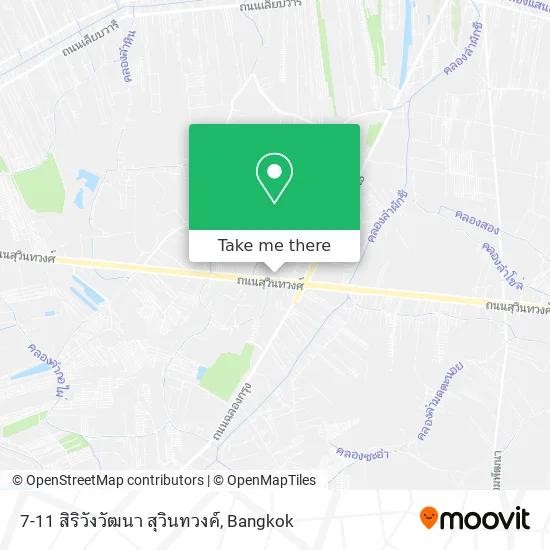 7-11 สิริวังวัฒนา สุวินทวงค์ map