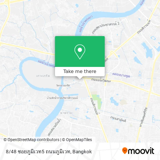 8/48 ซอยภูมิเวท5 ถนนภูมิเวท map