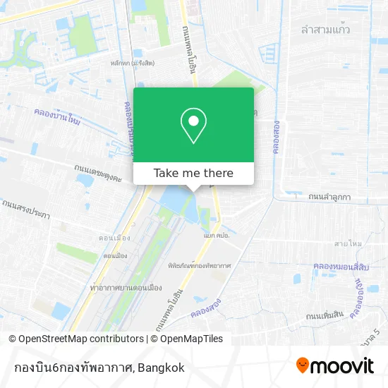 กองบิน6กองทัพอากาศ map