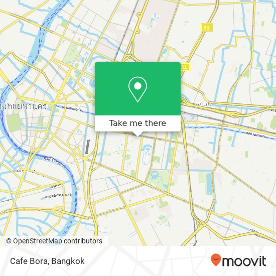 Cafe Bora map