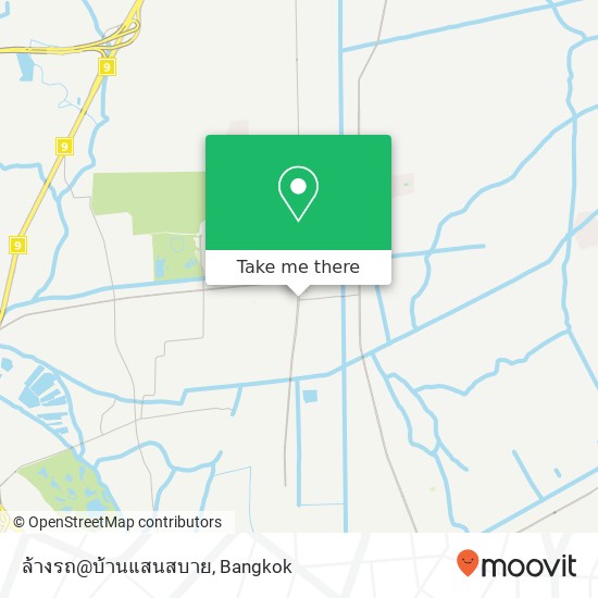 ล้างรถ@บ้านแสนสบาย map