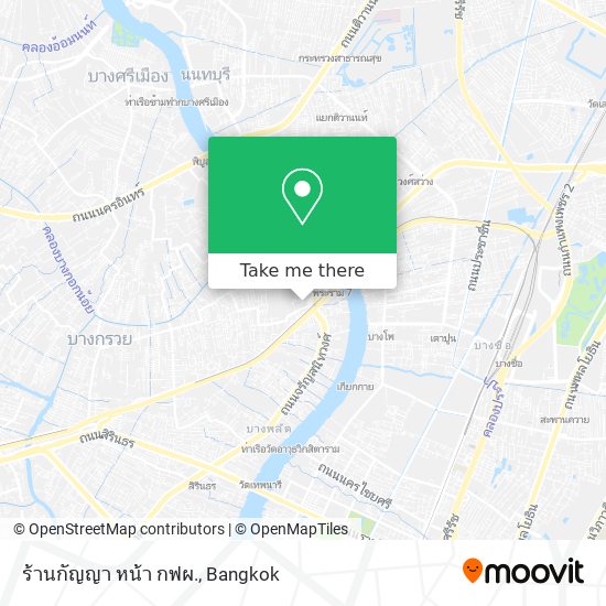 ร้านกัญญา หน้า กฟผ. map