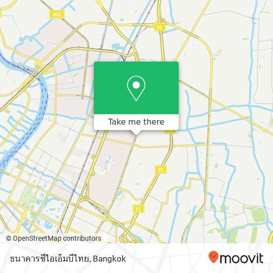 ธนาคารซีไอเอ็มบีไทย map