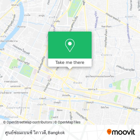 ศูนย์ซ่อมเบนซ์ วิภาวดี map