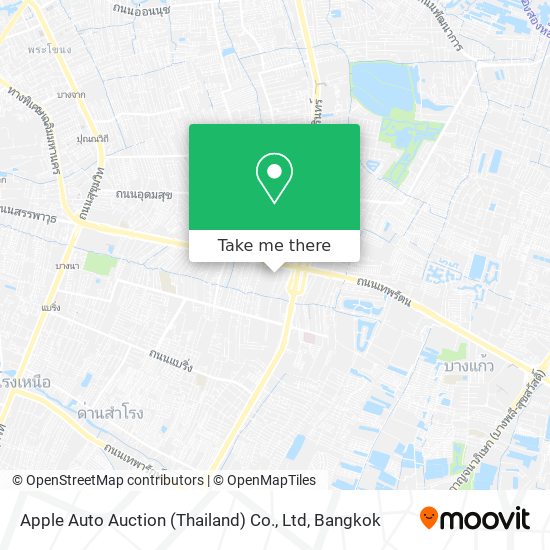 Apple Auto Auction (Thailand) Co., Ltd map