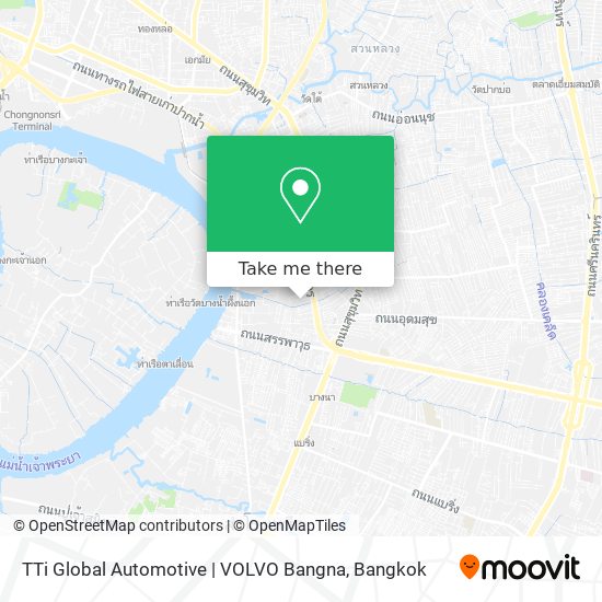 TTi Global Automotive | VOLVO Bangna map