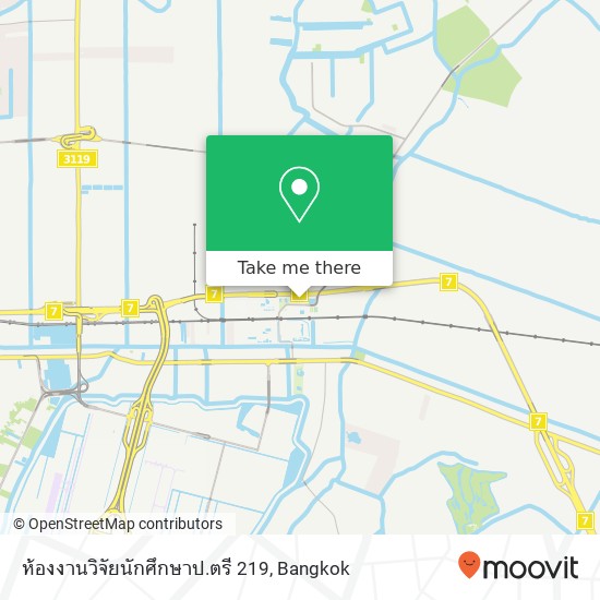 ห้องงานวิจัยนักศึกษาป.ตรี 219 map