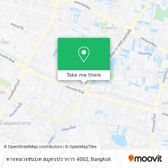 ทางหลวงชนบท สมุทรปราการ 4002 map