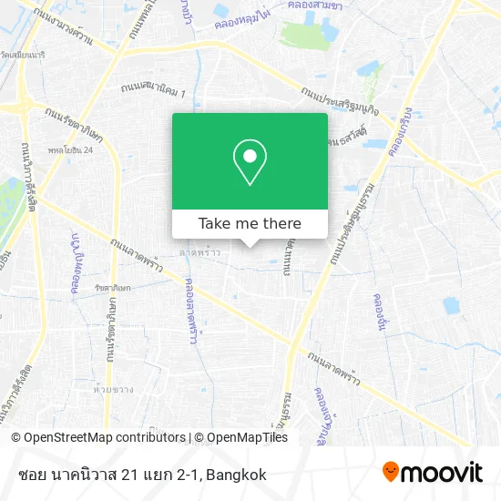 ซอย นาคนิวาส 21 แยก 2-1 map