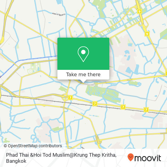 Phad Thai &Hoi Tod Muslim@Krung Thep Kritha map