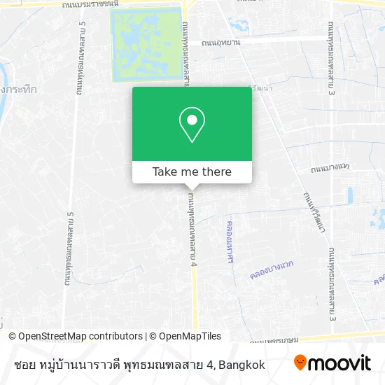 ซอย หมู่บ้านนาราวดี พุทธมณฑลสาย 4 map