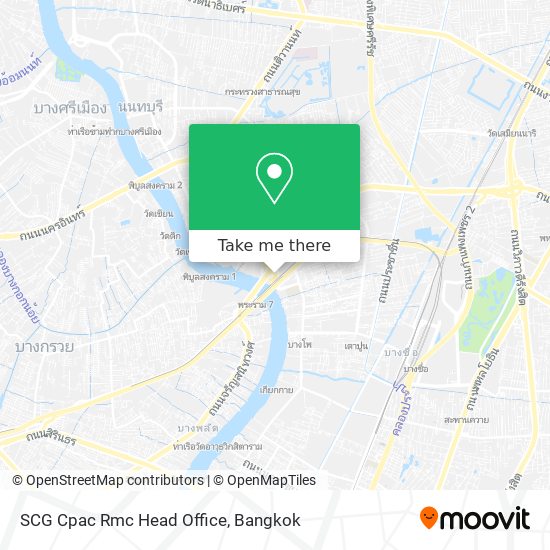 SCG Cpac Rmc Head Office map