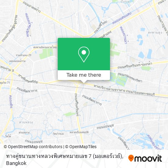 ทางคู่ขนานทางหลวงพิเศษหมายเลข 7 (มอเตอร์เวย์) map