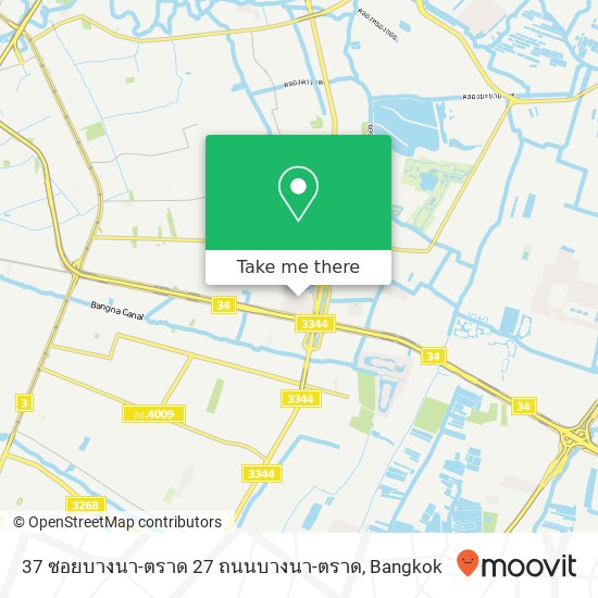 37 ซอยบางนา-ตราด 27 ถนนบางนา-ตราด map