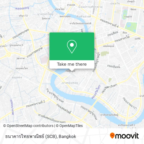 ธนาคารไทยพาณิชย์ (SCB) map