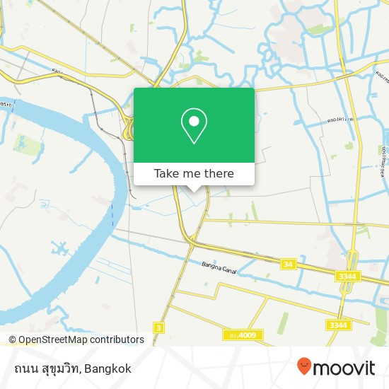 ถนน สุขุมวิท map