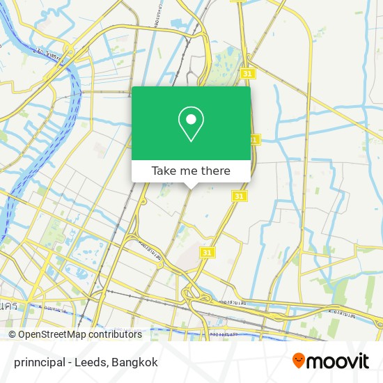prinncipal - Leeds map