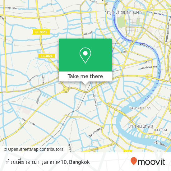 ก๋วยเตี๋ยวอาม่า วุฒากาศ10 map