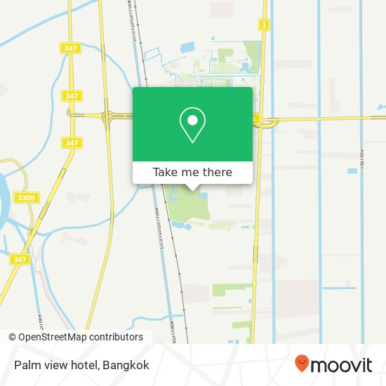 Palm view hotel map
