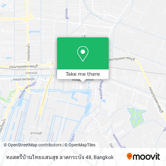 หอสตรีบ้านไทยแสนสุข ลาดกระบัง 48 map