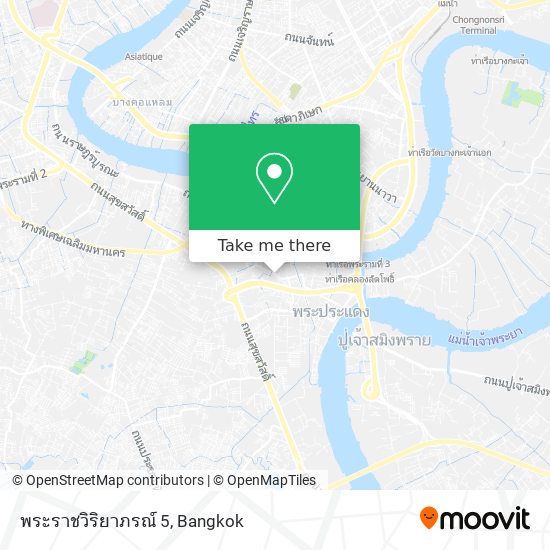 พระราชวิริยาภรณ์ 5 map