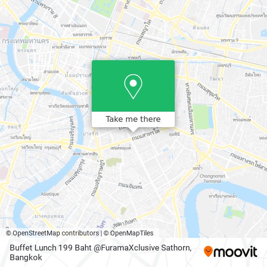 Buffet Lunch 199 Baht @FuramaXclusive Sathorn map