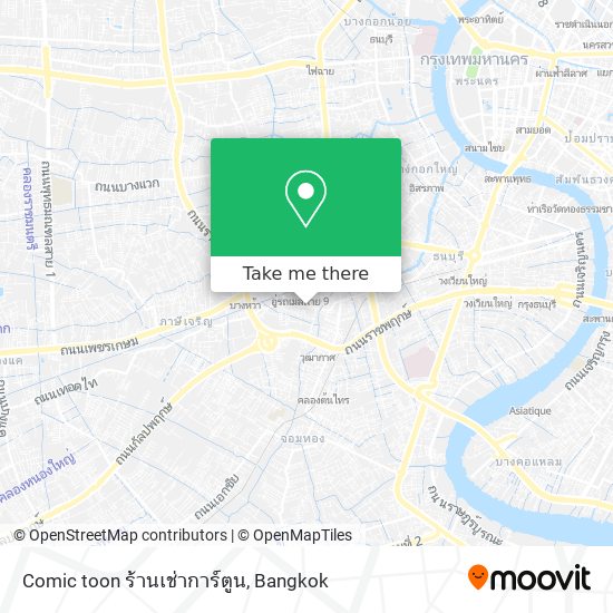 Comic toon ร้านเช่าการ์ตูน map