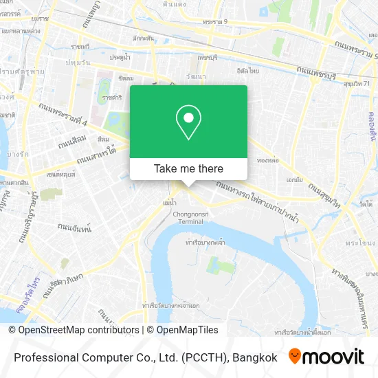 Professional Computer Co., Ltd. (PCCTH) map