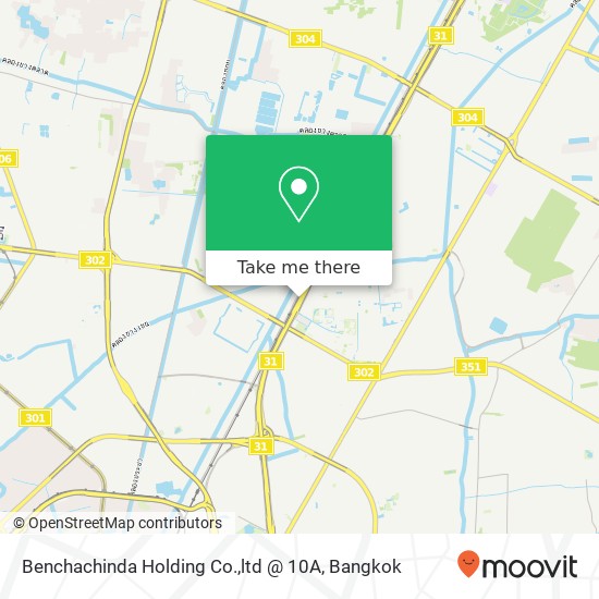 Benchachinda Holding Co.,ltd @ 10A map