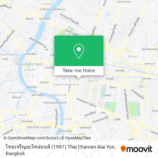 ไทยเจริญอะไหล่ยนต์ (1981) Thai Charoen Alai Yon map