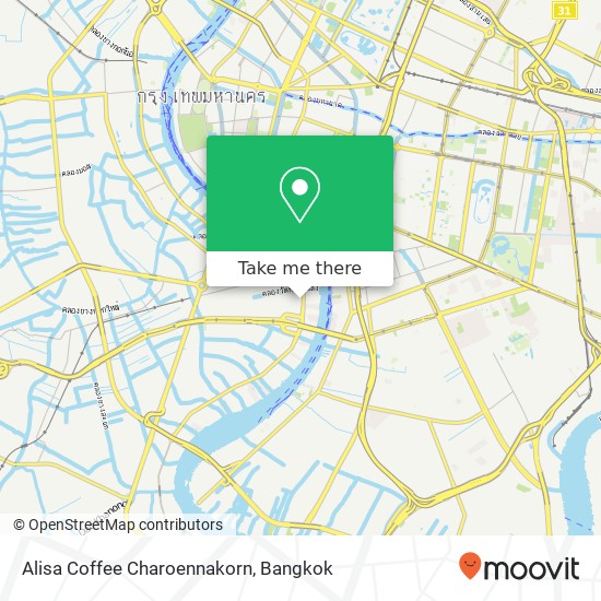 Alisa Coffee Charoennakorn map