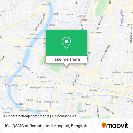 ICU QSMC at Ramathibodi Hospital map
