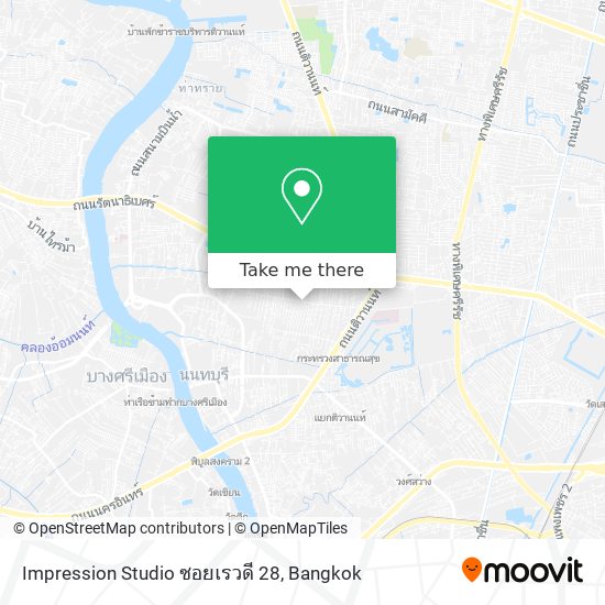 Impression Studio ซอยเรวดี 28 map