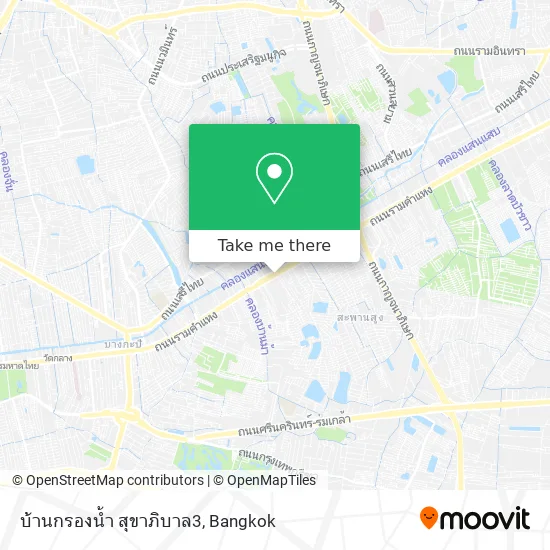 บ้านกรองน้ำ สุขาภิบาล3 map