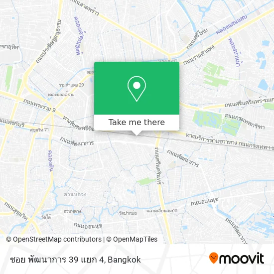 ซอย พัฒนาการ 39 แยก 4 map