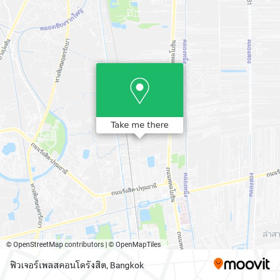 ฟิวเจอร์เพลสคอนโดรังสิต map