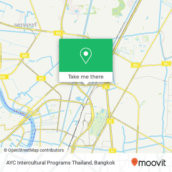 AYC Intercultural Programs Thailand map