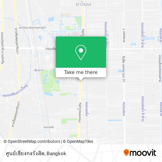 ศูนย์เชียงกงรังสิต map